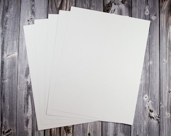 8.5" x 11" White Sticker Paper  --  Matte Finish Full-Sheet Labels for Printing