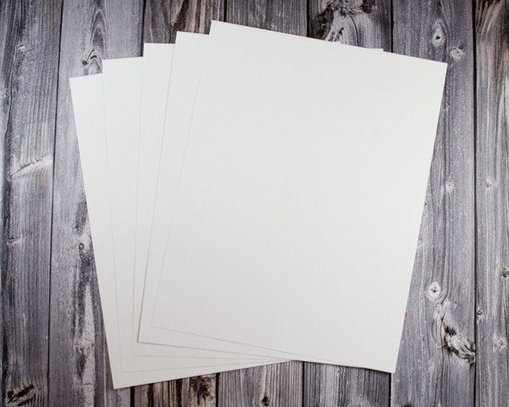 8.5 X 11 White Sticker Paper Matte Finish Full-sheet Labels for