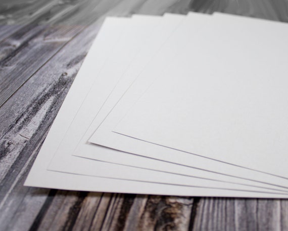 8.5 X 11 White Sticker Paper Matte Finish Full-sheet Labels for