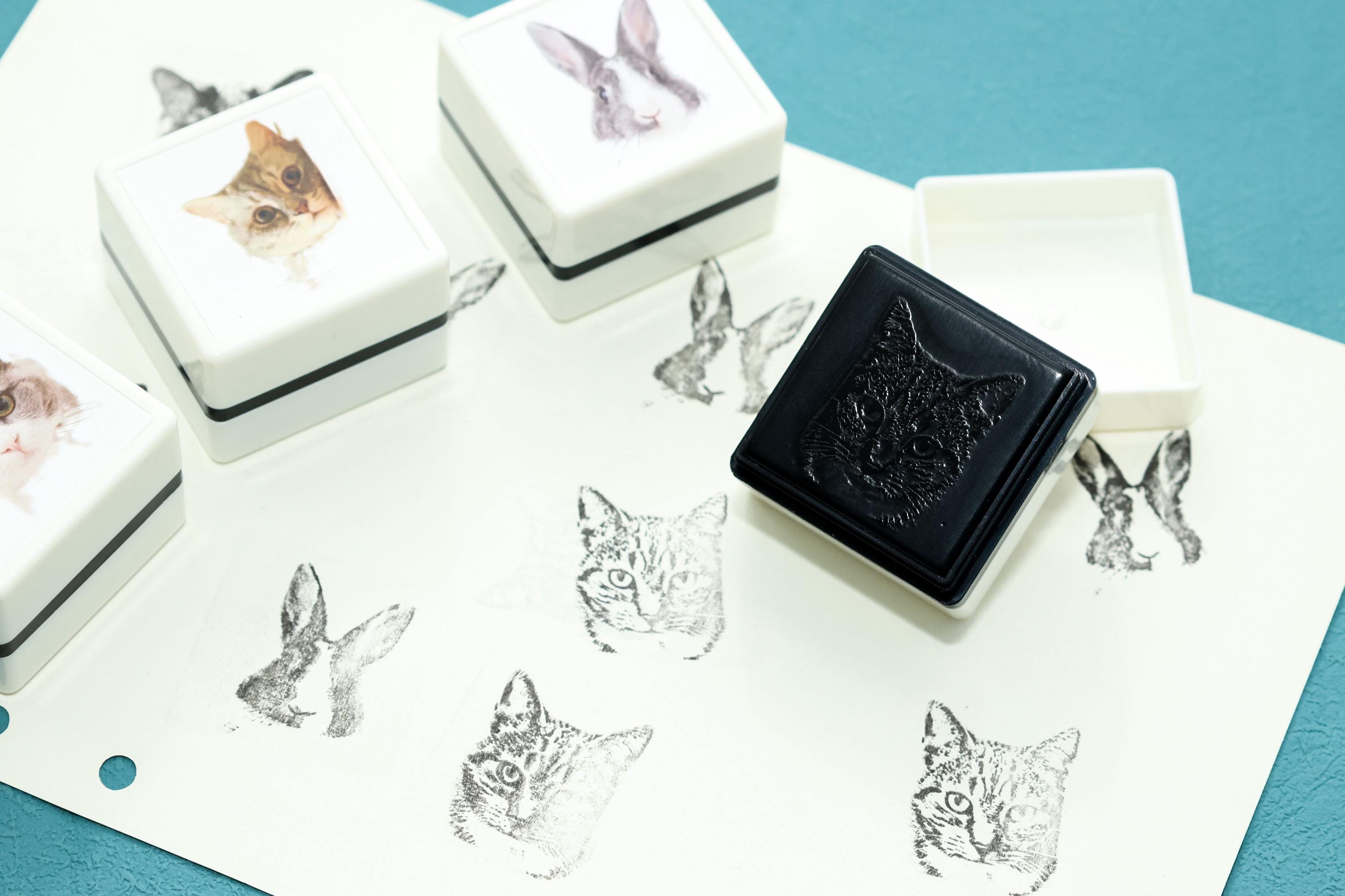 Personalized Custom Pet Stamp - Unique Cat & Dog Portrait Stamp for Pet Lovers & Memorial Gifts