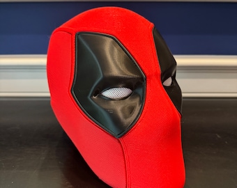 3D Printed Deadpool Mask / Helmet: Deadpool 3 Costume Prop Raw Print