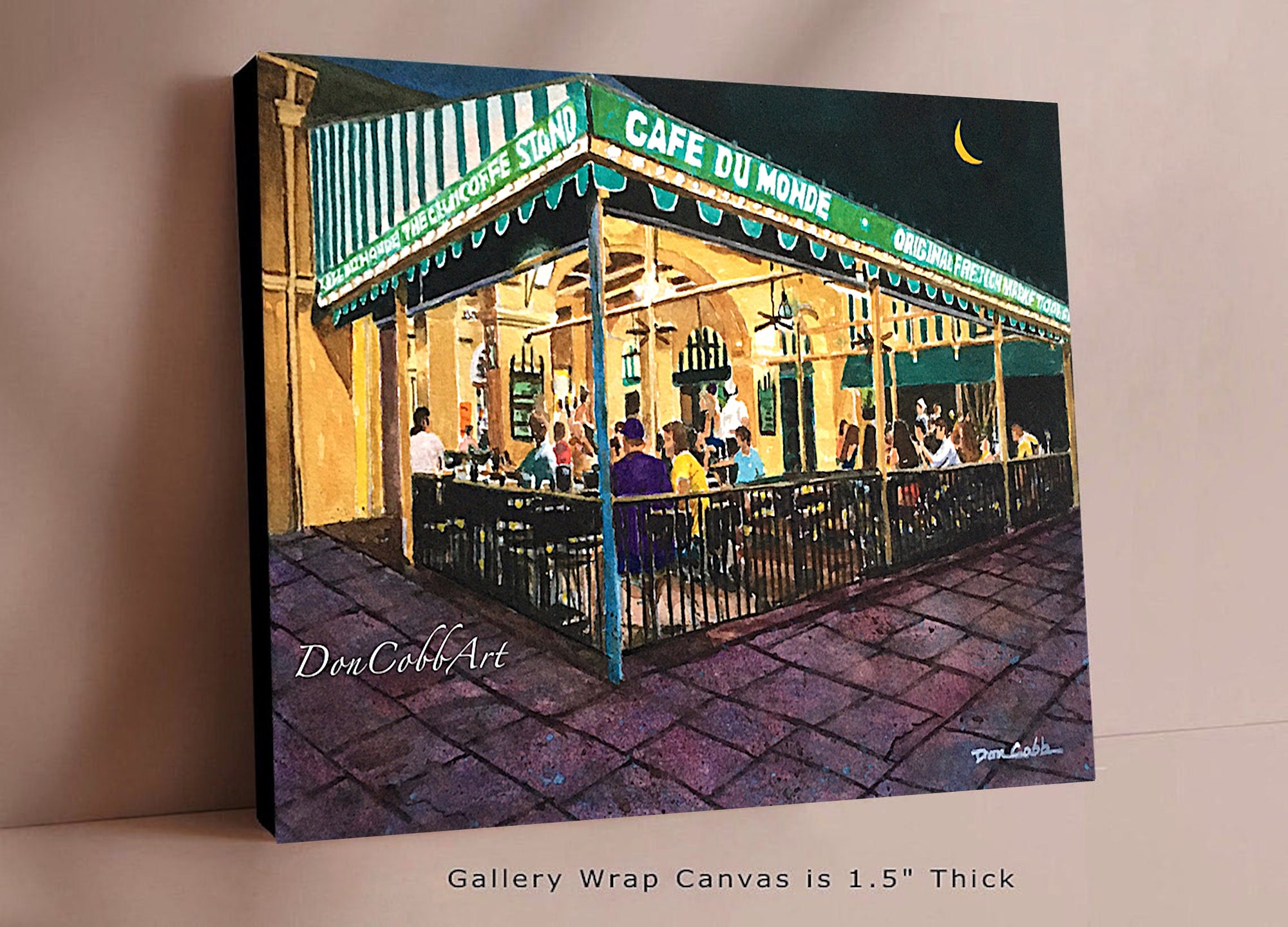 Cafe Du Monde New Orleans Art Print: Signed and Numbered, Diner