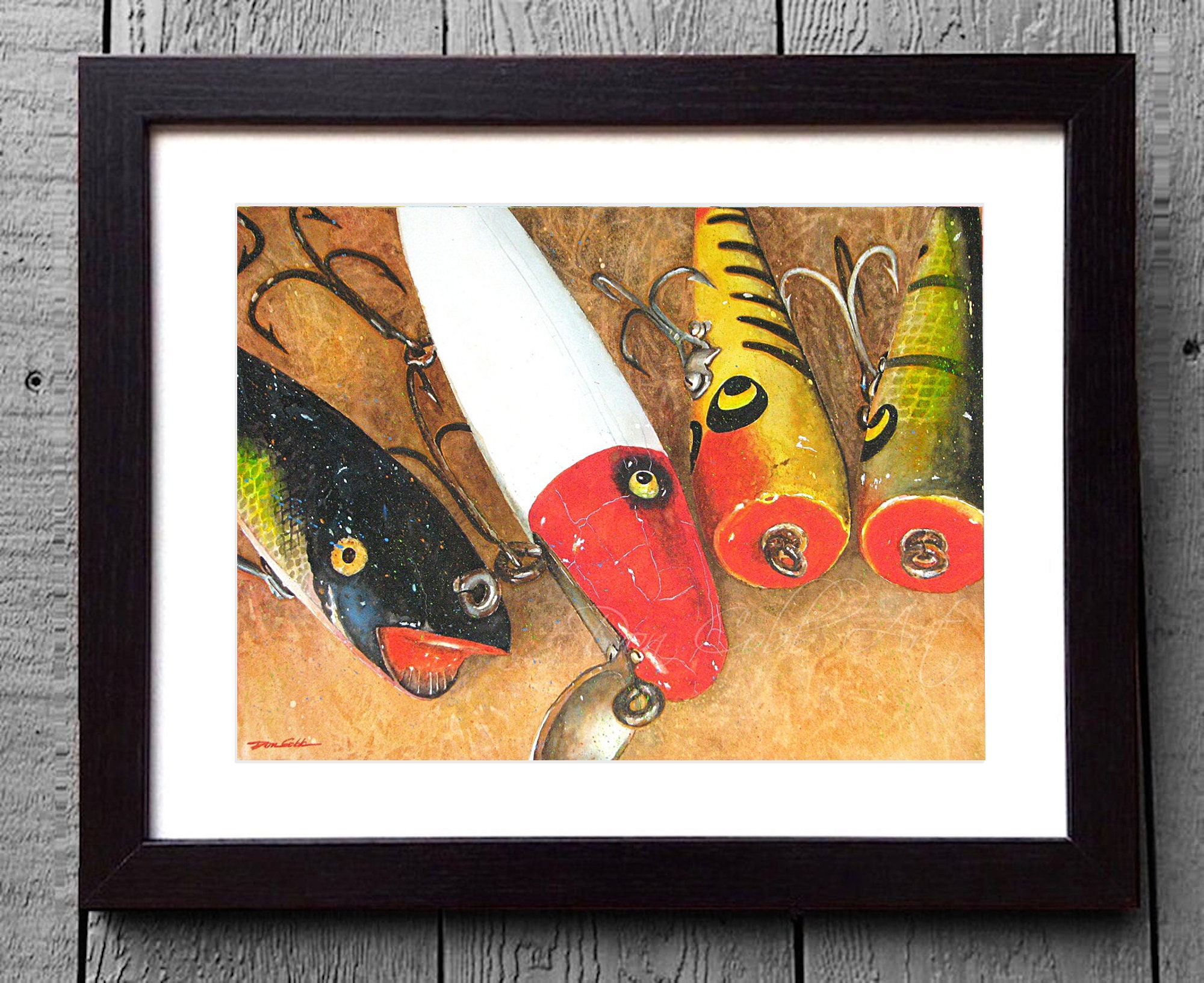 Fishing Lures Art, Gordon's Lures, Art Prints, Framed Prints, Canvas  Gallery Wrap Prints -  Canada