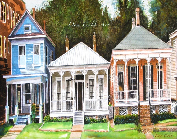 Shotgun House Art 5x7 main image 1