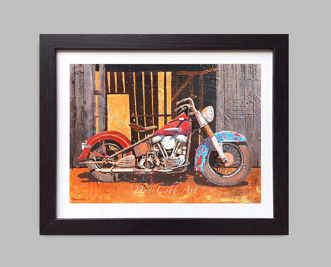 【Harley-Davidson】ハーレー アートフレーム 07-Harley-Davidson-Patent-