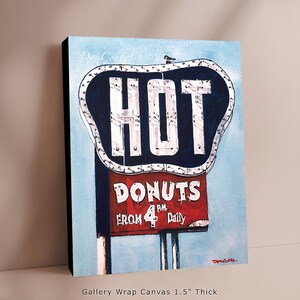 Shreveport Donut Shop Sign Art Southern Maid Hearne Ave. Art Prints Framed Prints Canvas Gallery Wrap Prints image 8