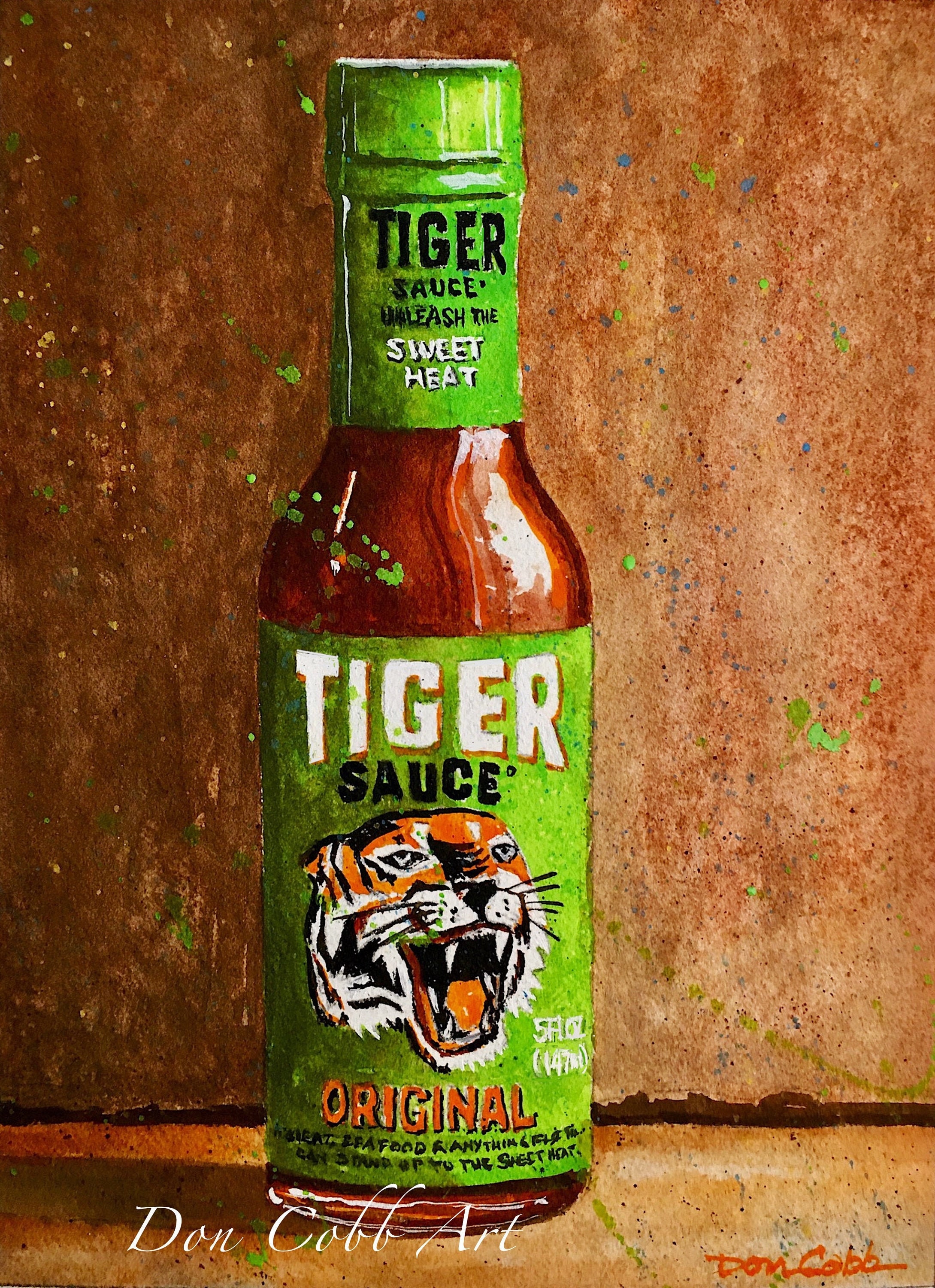 Tiger Sauce_hot Sauce_lsu_art Prints_framed Prints_canvas Gallery