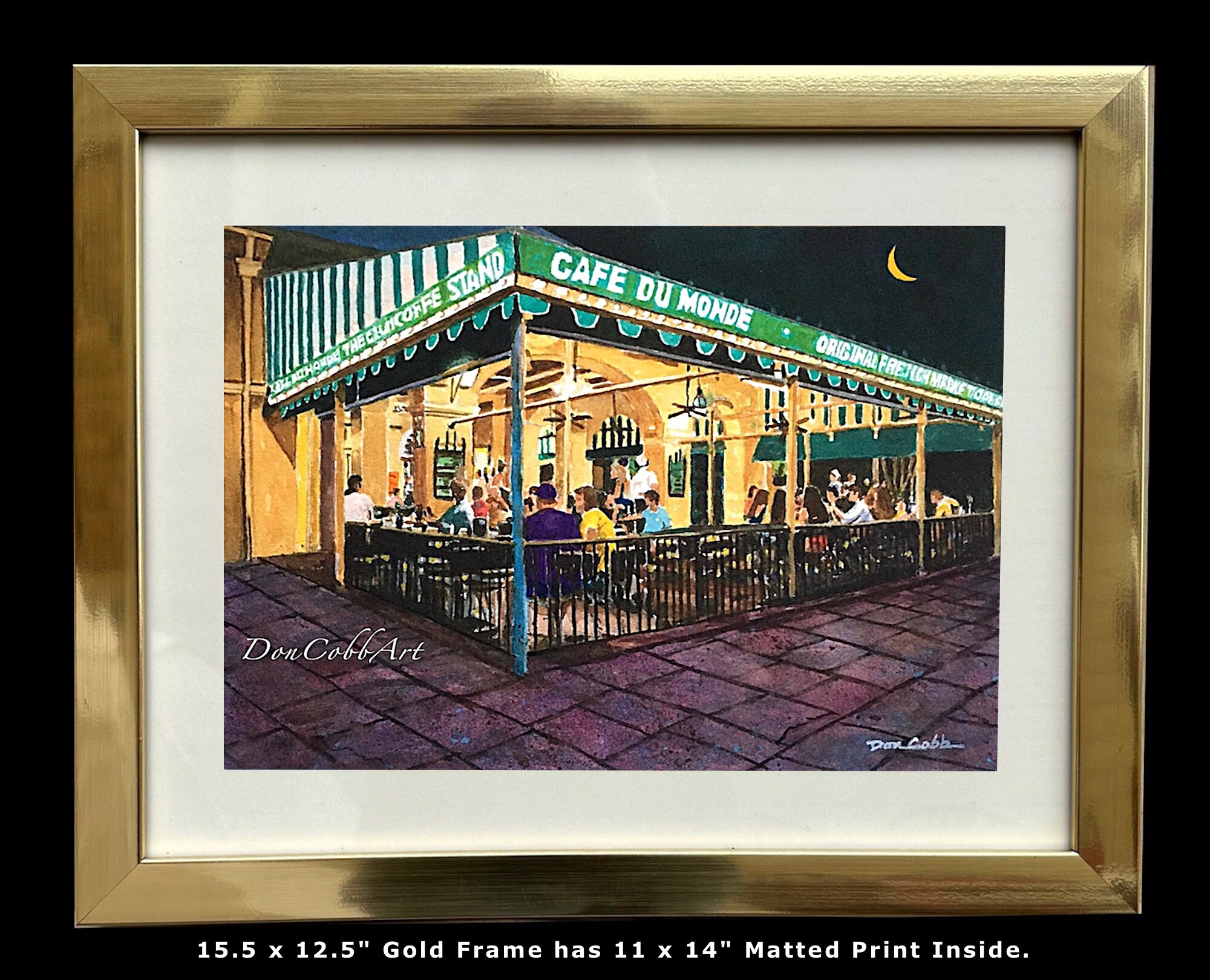 Cafe Du Monde New Orleans Art Print: Signed and Numbered, Diner