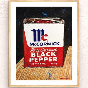 McCormick Black Pepper, Signed and Numbered Art Prints, Canvas Prints, Framed Prints