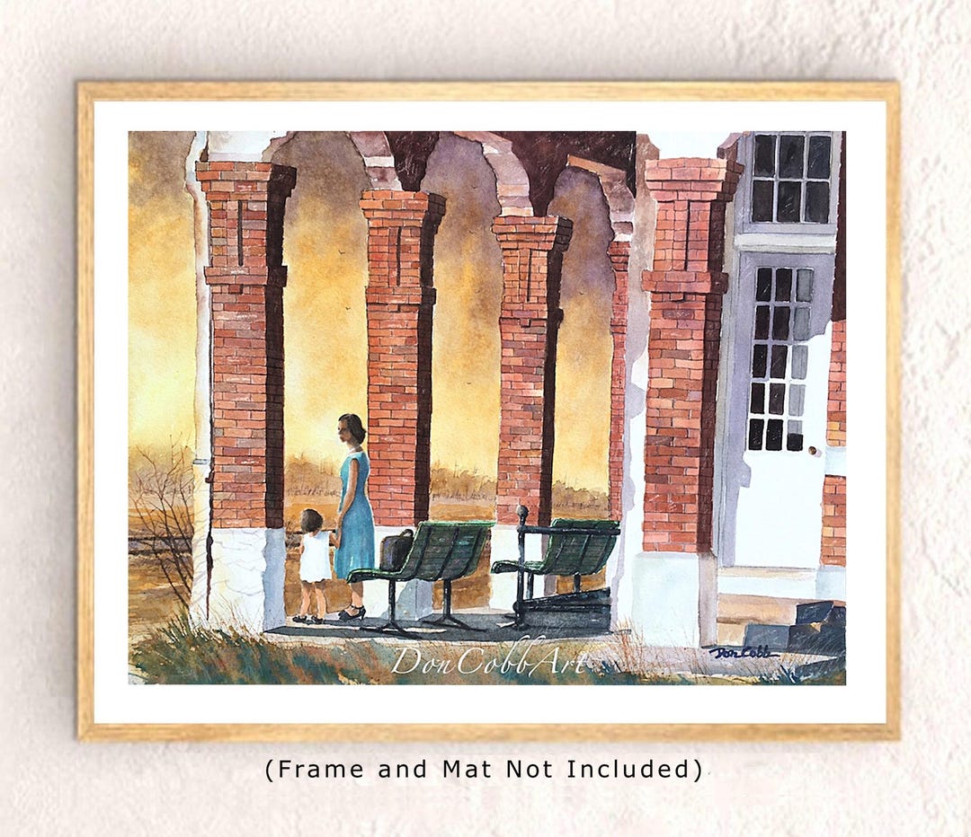 Marshall, Texas, Historical Train Station, Amtrak, Signed Art Prints, Canvas Gallery Wrap Prints - Etsy