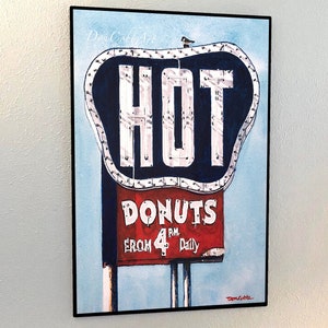 Shreveport Donut Shop Sign Art Southern Maid Hearne Ave. Art Prints Framed Prints Canvas Gallery Wrap Prints image 7