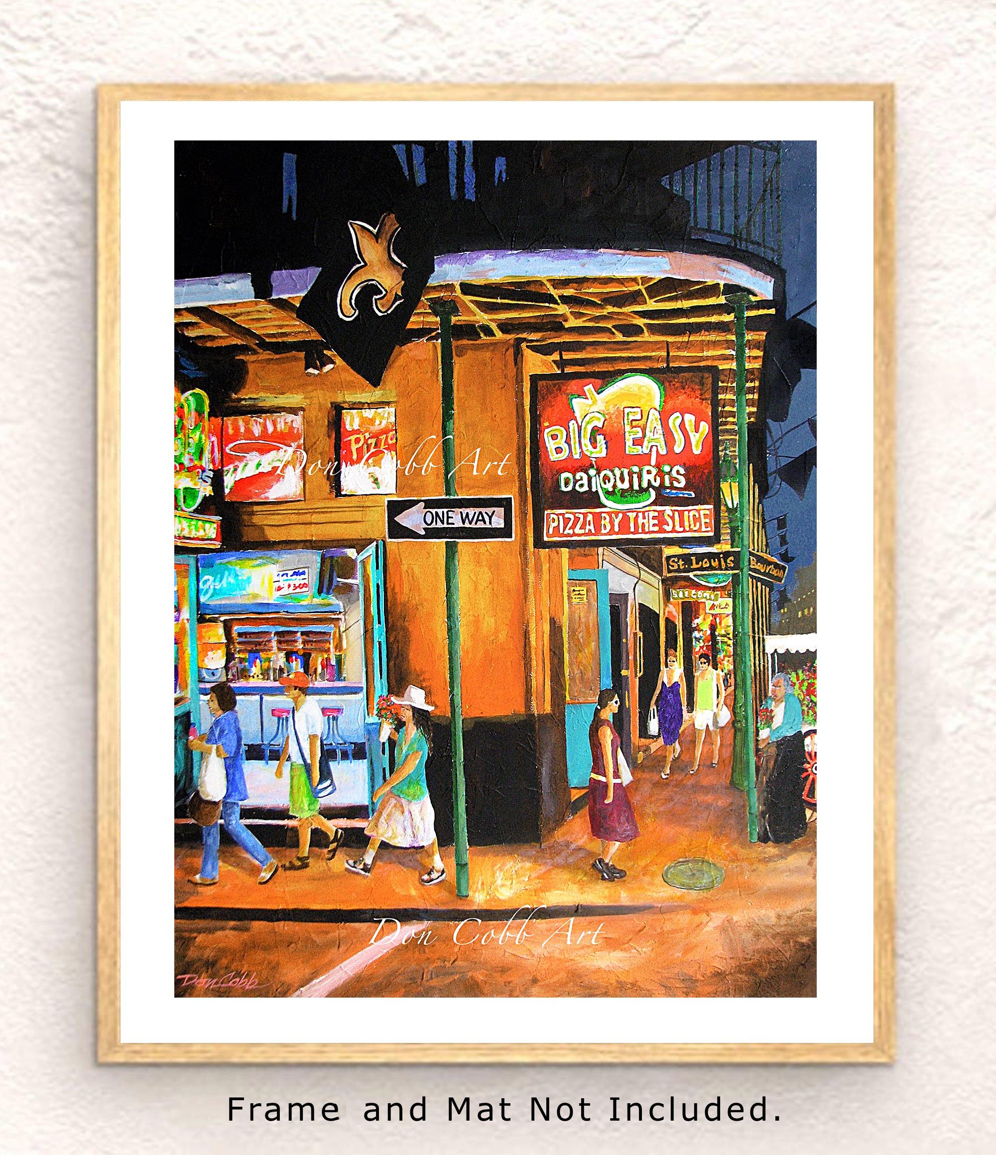 New Orleans Art, The Big Easy, Daiquiris Bar, French Quarter 