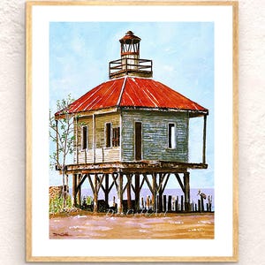 South Louisiana Lighthouse Art Prints: Signed and Numbered
