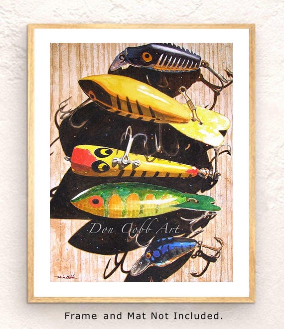 cinco fishing lure Rapala OG Rocco 5 Crankbait Bream The Roccos round body shape and circuit board square lip make it highly buoyant and able to deflect easily off rocks Fishing Lures Art Prints: Cinco