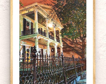 Anne Rice, Distrito de los Jardines de Nueva Orleans, Impresión artística de la mansión: firmada y numerada
