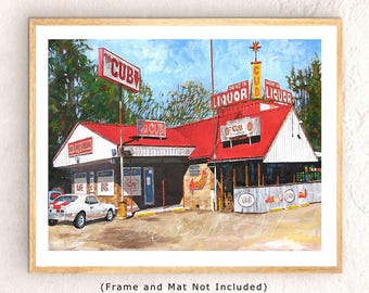 Shreveport Cub Lounge Art Prints: Louisiana Bar & Grill, SS Camaro, Signed and Numbered