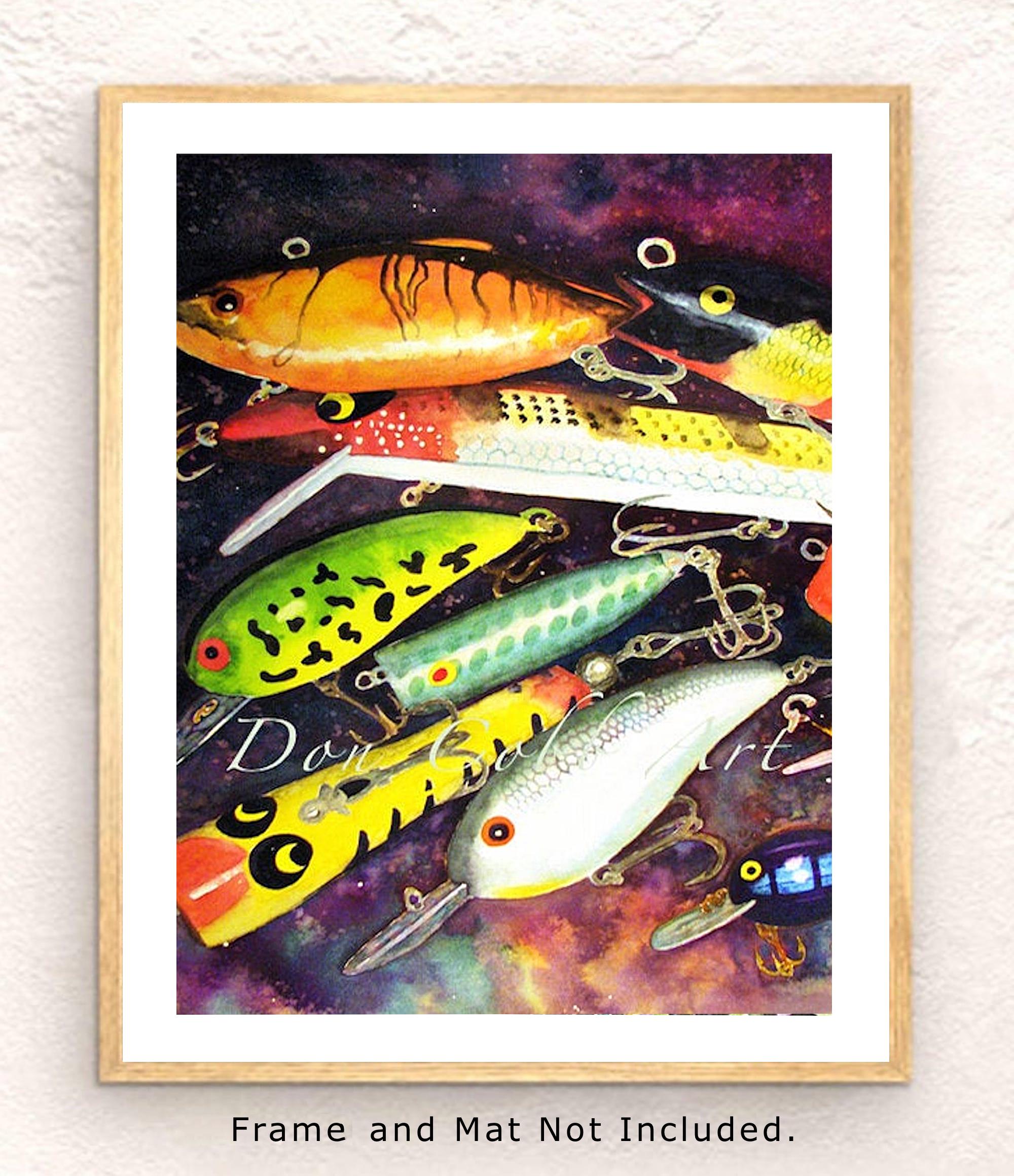 fish lures MadBite Freshwater Fishing Lure Kit Same goes for fall Hook Size:#3 - 4 pack ZUKIBO 16 Strand Braided TPE Grips
