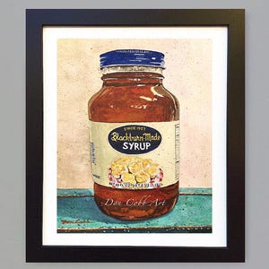 Blackburn-Made Syrup Art, Framed, Signed and Numbered Prints