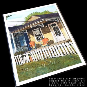 Shotgun House Art 11x14 main image 1