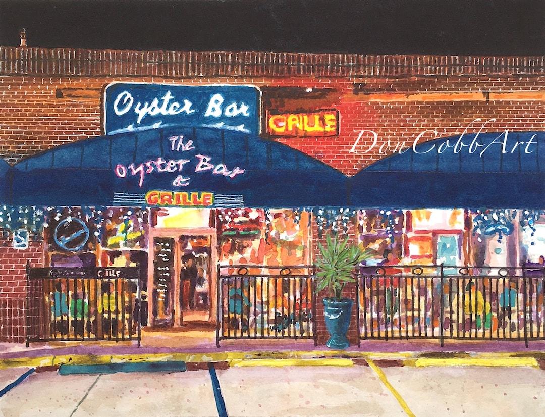Oyster Bar and Grille Shreveport Seafood Restaurant Bar and Grill Art