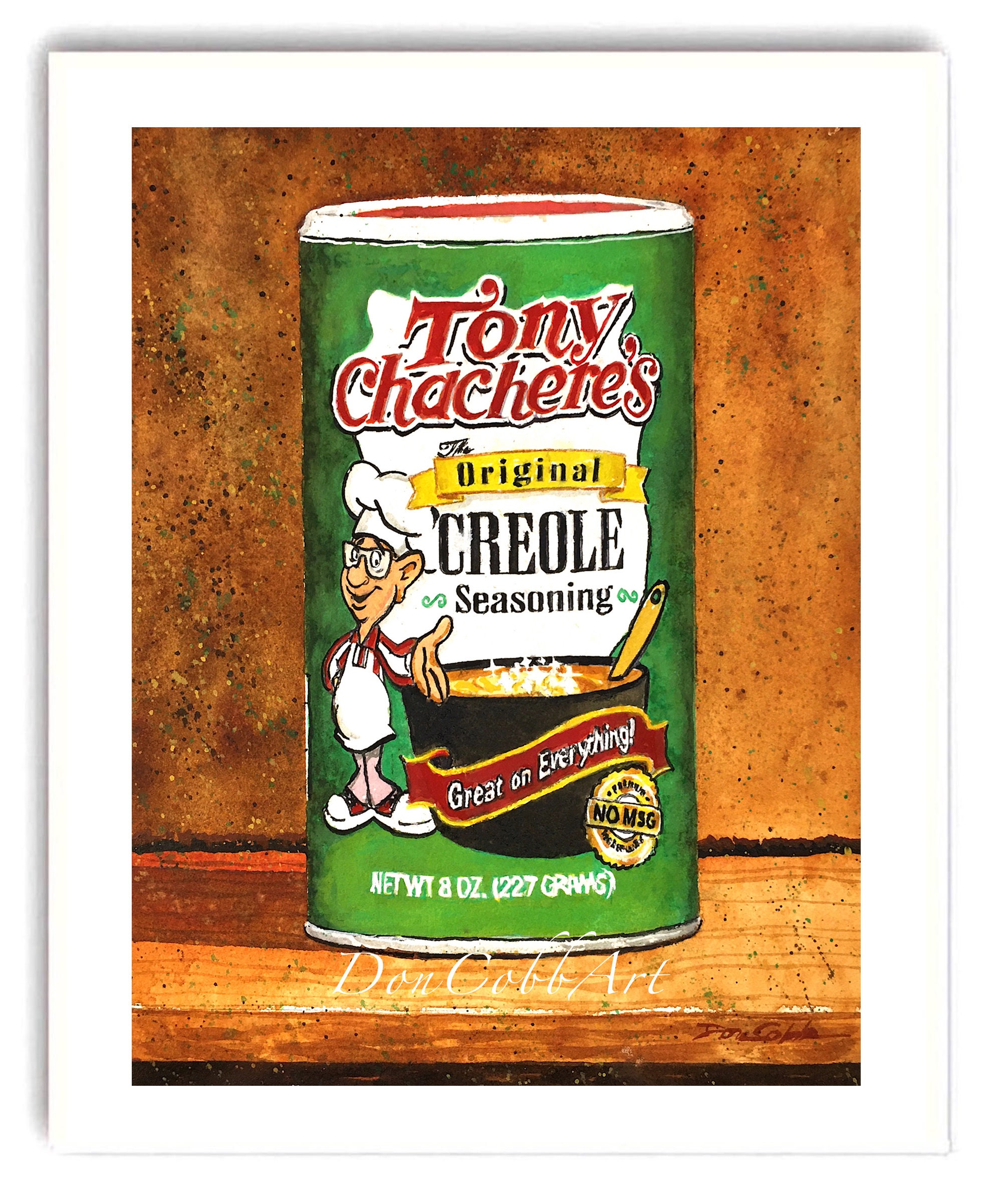 tony chachere's seasoning Sticker for Sale by yikes-lou