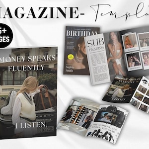 Custom Birthday Magazine | Birthday Gift For Friends | Best Friend Birthday Magazine Template | Personalized Gift | Sister Gift | Magazines