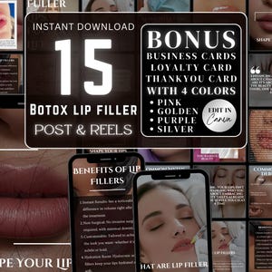 Nurse Injector Instagram Templates, Aesthetic Nurse Template, Medspa Instagram Stories, Medspa Social Media, Botox and Filler Instagram