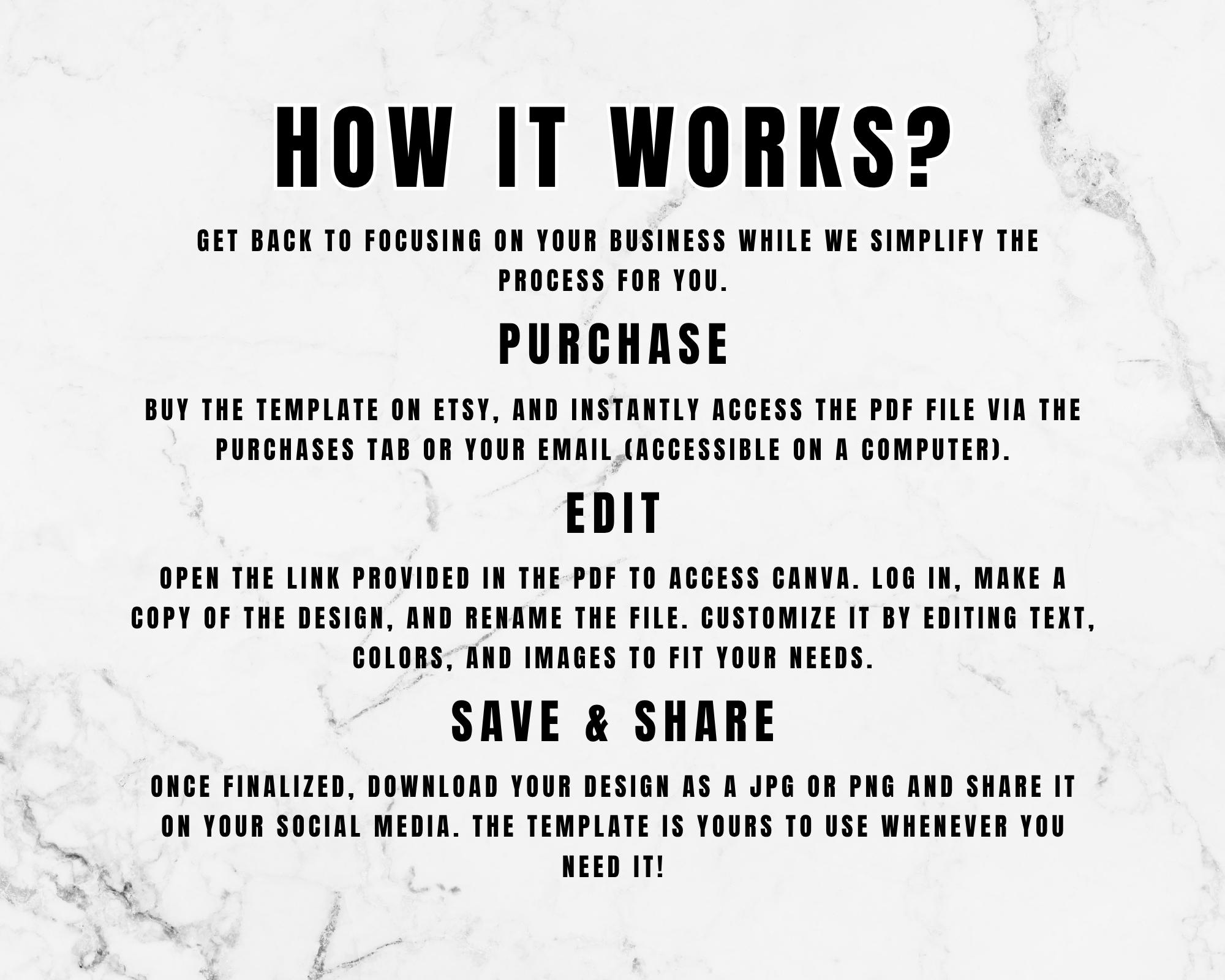 Booking Site Template Etsy