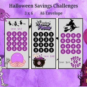 Halloween Mini Savings Challenge Witch Theme
