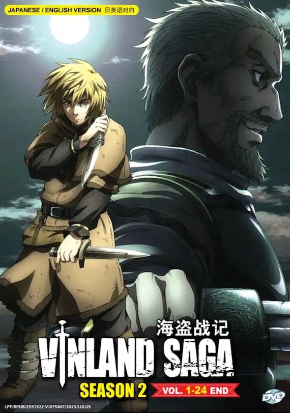 Vinland Saga Season 2 Ep.1 24 End Complete Anime DVD english Dubbed Free Ship Etsy