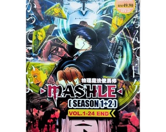 Anime DVD Mashle Season 1+2 Vol. 1-24 End English Dubbed