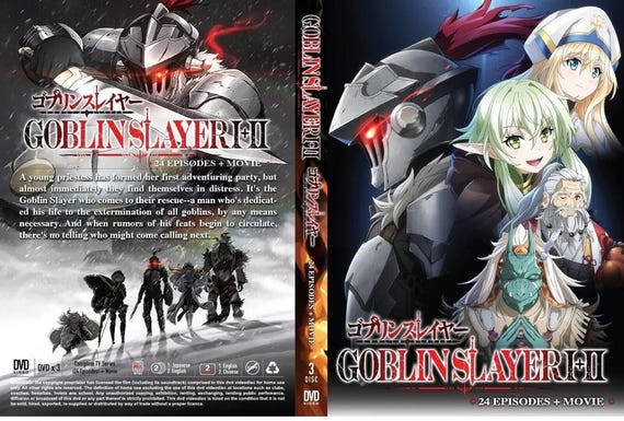 Goblin Slayer Season 1+2 + Movie Anime DVD (english Dub) Free