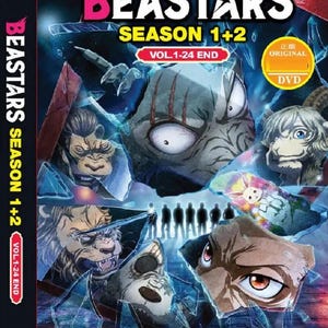 DVD Anime Beastars Season 1+2 Complete Series (1-24 End) English Dubbed Region ALL- Free Shipping Via Dhl Express