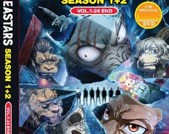DVD Anime Beastars Season 1+2(volume 1-24end) Complete Box Set