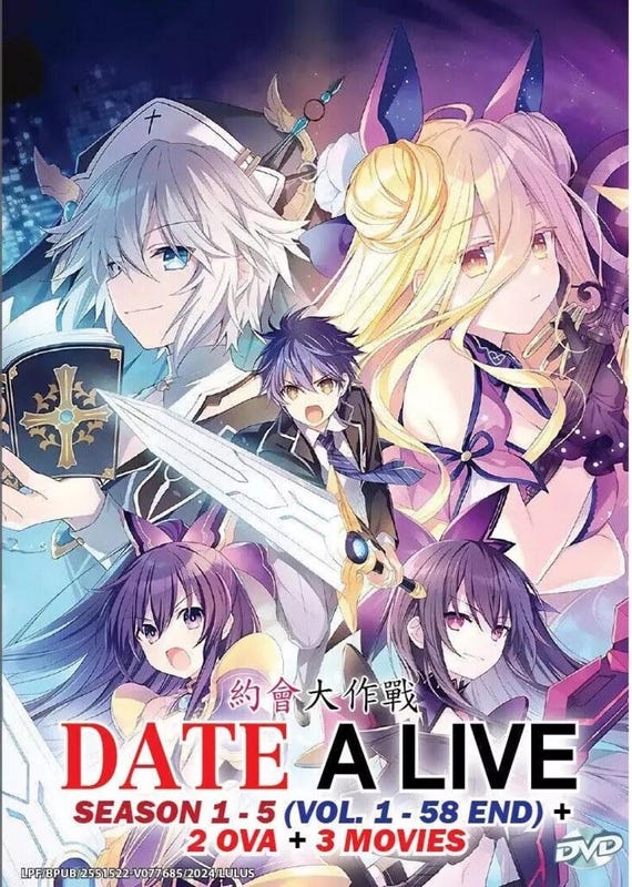 デート・ア・ライブ シーズン1-4 Vol.1-46 終了 + 2 OVA + 映画英語