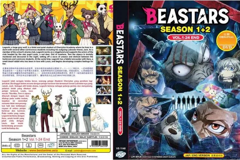 アニメ BEASTARS 1st 2nd+Final SeasonPart 1 dvd DVD Anime Beastars Season 1 + 2 Complete TV Series (Vol. 1
