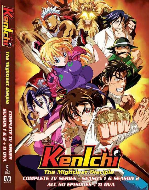 DVD Kenichi: the Mightiest Disciple Season 1-2 +11 OVA English