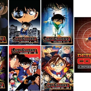 DVD Detective Conan Case Closed Season 1-30 + 24 Movies All Region FREE DHL Expres