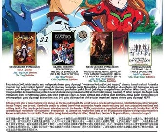 DVD Anime Neon Genesis Evangelion Complete TV Series (1-26) +6
