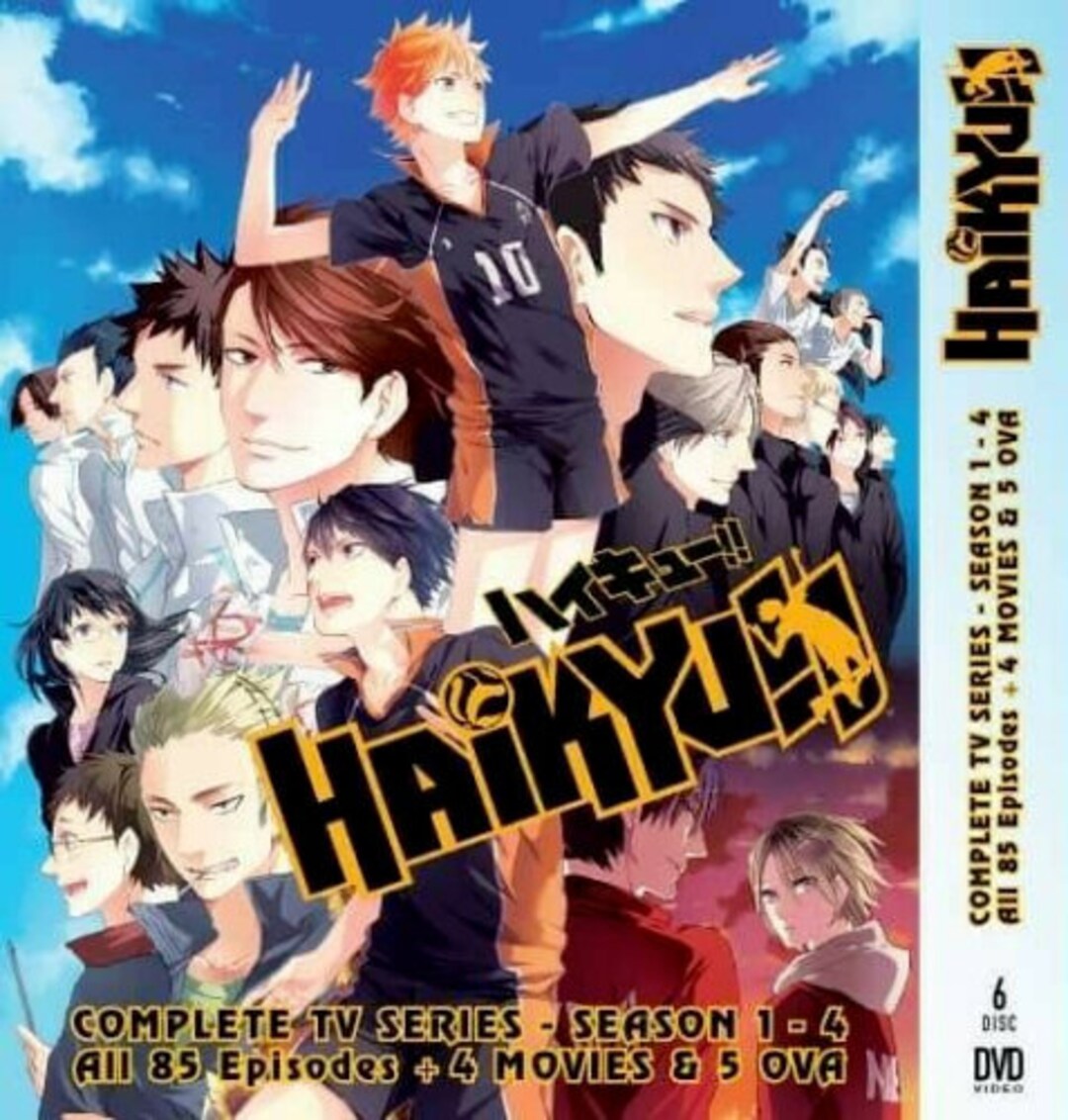 New Haikyuu!! [haikyu!!] Season 1-4 + 4 Movie + OVA DVD Anime DVD - When Is Haikyuu Season 4 English Dub Coming Out