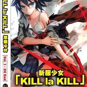 Anime DVD Kill La Kill (Vol.1-24 Final) *VERSIÓN EN INGLÉS* Todas las regiones, envío rápido gratis