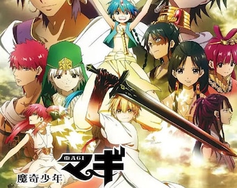 DVD Anime Magi (The Labyrinth of Magic + Kingdom of Magic + Sinbad) English Dubbed Version ~DVD Box Set and All Region Express Shipping