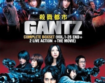 DVD Gantz Complete Boxset Vol.1-26end + 2 Live Action + the Movie