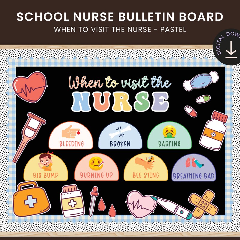 School Nurse Posters - Etsy