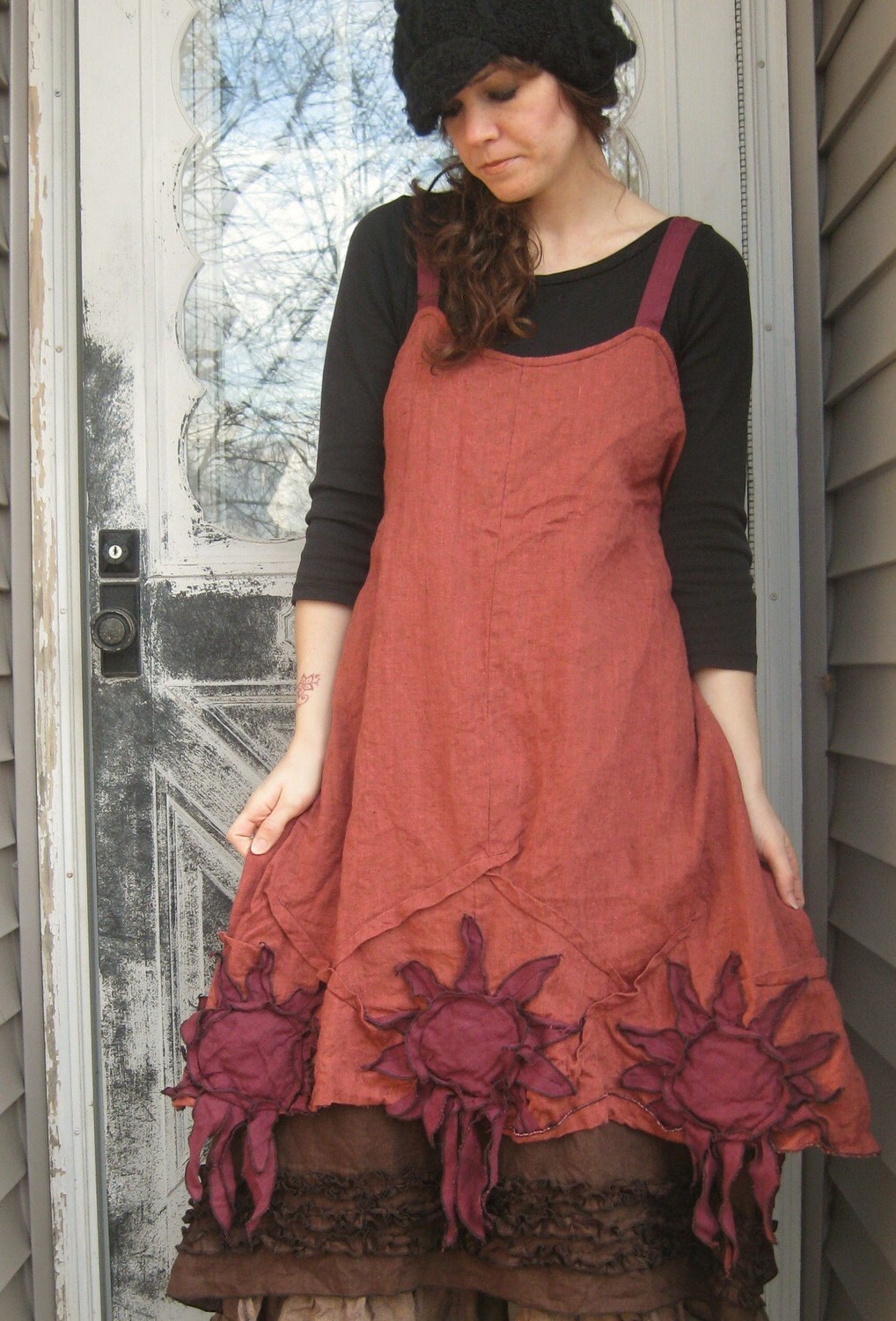 Sunflower Dress Etsy