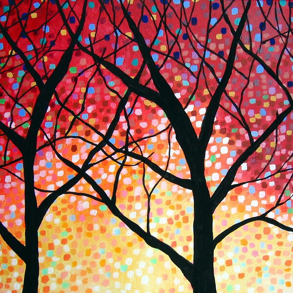 Santa Fe Lights, 3 Signed Prints,5.75x5.75, Free shipping in the USA, See all Images