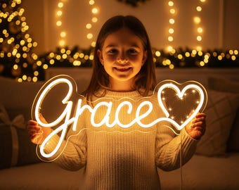 Custom Neon Sign, Christmas Gifts, Personalized Led Light, Wall Decor