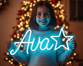 Custom Neon Sign, Last Name Neon Sign, LED Neon Sign, Gift for her