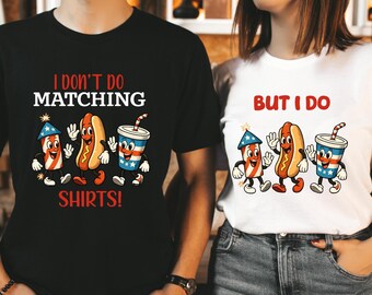 Family Matching 4th Of July Shirts Funny Matching Patriotic Tee Custom Red White Blue