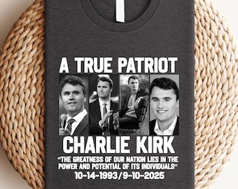 T-shirt conservateur Charlie Kirk : chemise patriotique américaine, t-shirt politique de la liberté d'expression, chemise graphique américaine